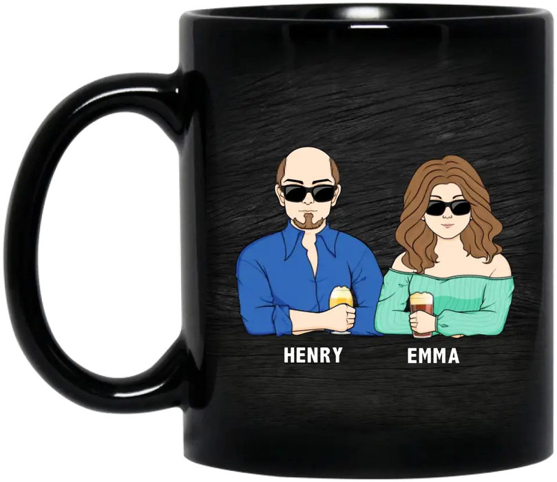 Custom Personalized Father's Day Coffee Mug - Gift Idea For Dad/ Father's Day - Dad You're Hard To Buy Gifts For