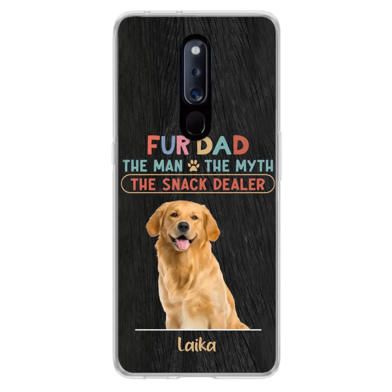 Personalized Fur Dad Phone Case - Upload Photo - Up to 6 Pets - Father's Day Gift For Pet Lovers - Fur Dad The Man The Myth The Snack Dealer - Case for Xiaomi/Huawei/Oppo