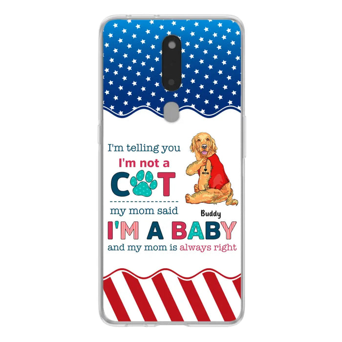 Custom Personalized Pet Phone Case - Gift Idea for Dog/Cat Owners - I'm Telling You I'm Not A Dog - Case for Xiaomi/Huawei/Oppo