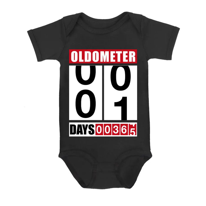 Custom Personalized Oldometer Shirt/Baby Onesie - Gift Idea For Father/Baby/Father's Day
