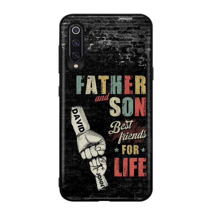 Custom Personalized Father Phone Case - Upto 5 Children - Father's Day Gift Idea from Sons/Daughters - Father And Son/Daughter Best Friends For Life - Case for Xiaomi/Huawei/Oppo