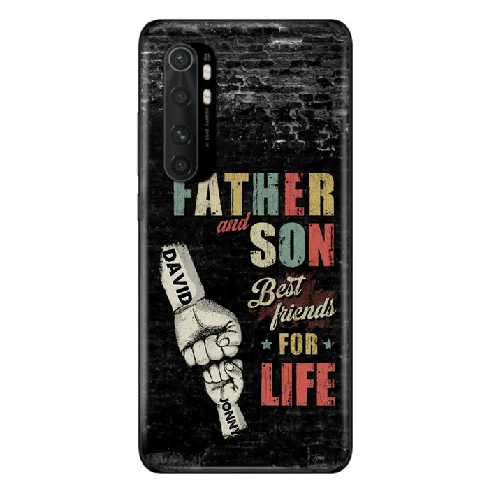 Custom Personalized Father Phone Case - Upto 5 Children - Father's Day Gift Idea from Sons/Daughters - Father And Son/Daughter Best Friends For Life - Case for Xiaomi/Huawei/Oppo