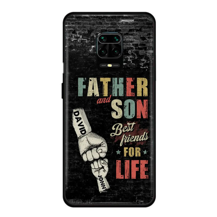 Custom Personalized Father Phone Case - Upto 5 Children - Father's Day Gift Idea from Sons/Daughters - Father And Son/Daughter Best Friends For Life - Case for Xiaomi/Huawei/Oppo