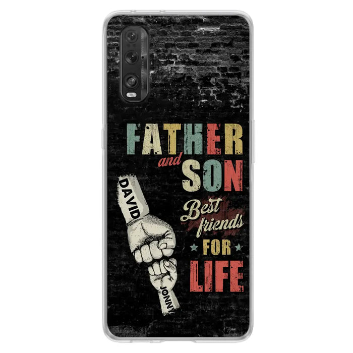 Custom Personalized Father Phone Case - Upto 5 Children - Father's Day Gift Idea from Sons/Daughters - Father And Son/Daughter Best Friends For Life - Case for Xiaomi/Huawei/Oppo