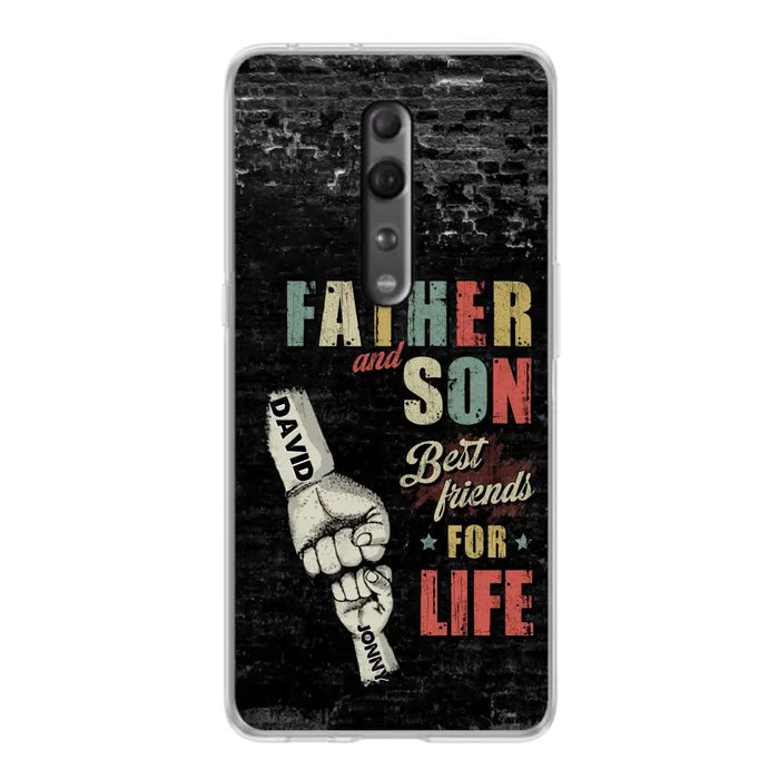 Custom Personalized Father Phone Case - Upto 5 Children - Father's Day Gift Idea from Sons/Daughters - Father And Son/Daughter Best Friends For Life - Case for Xiaomi/Huawei/Oppo