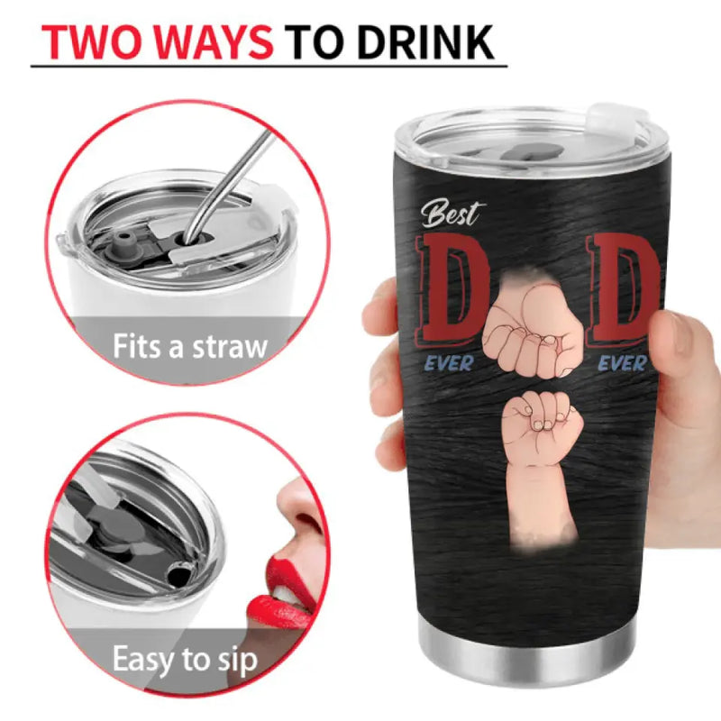 Personalized Sperms Tumbler - Gift Idea For Father's Day - Up to 3 Sperms - We're Glad Your  Pull Out Game Was Weak Af