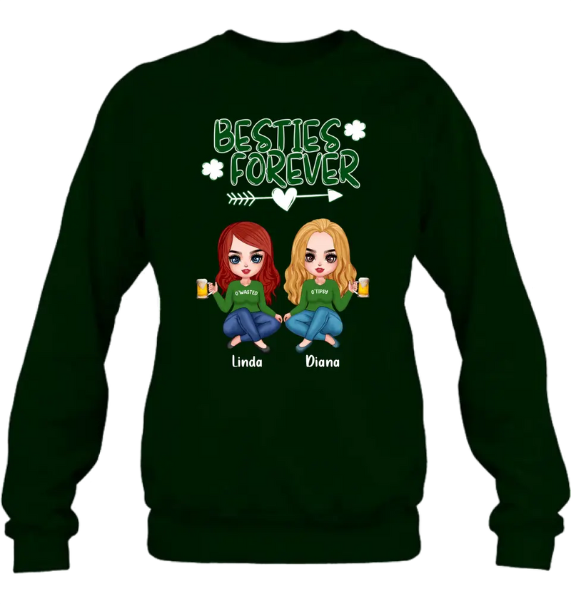 Personalized Friends T-shirt and Sweatshirt - Gift For Best Friends - Besties Forever