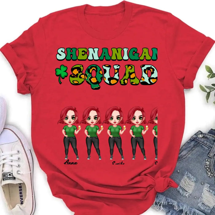 Custom Personalized Friends T-Shirt - Up to 5 Bestie - Shenanigans Squad