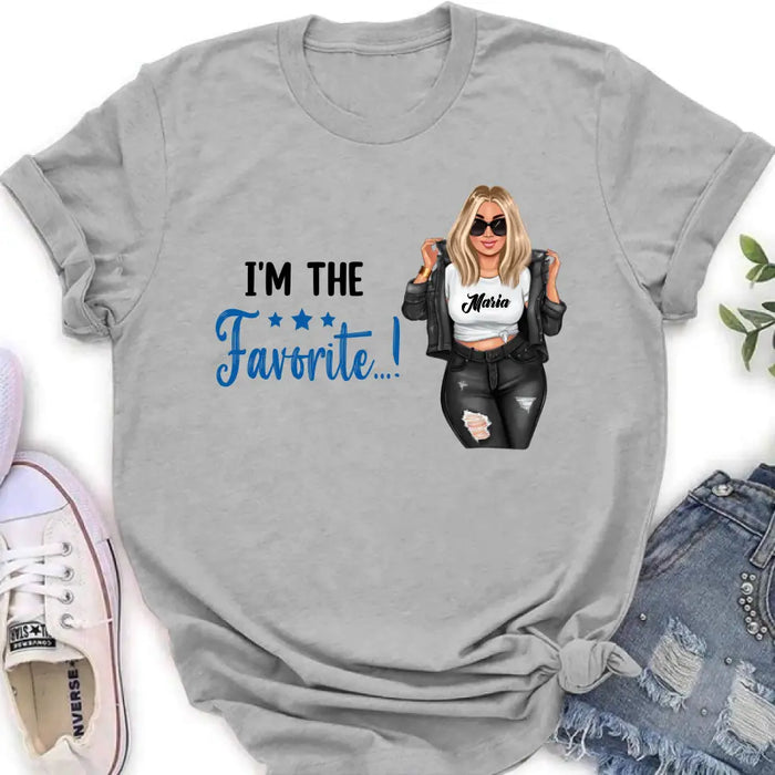 Personalized Sibling T-shirt/ Long Sleeve/ Sweatshirt/ Hoodie - Gift Idea For Sibling/ Best Sisters - I'm The Favorite...!