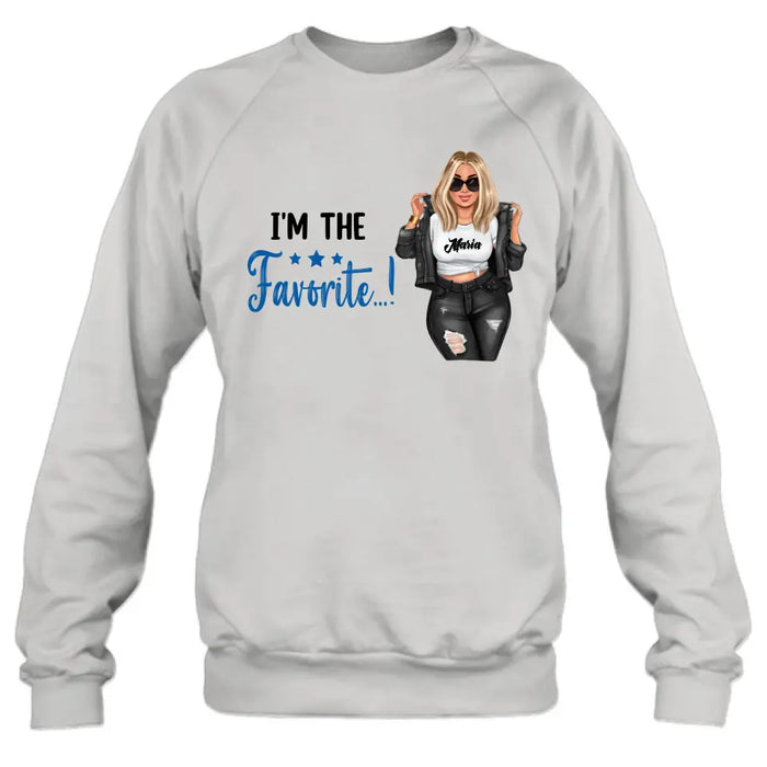 Personalized Sibling T-shirt/ Long Sleeve/ Sweatshirt/ Hoodie - Gift Idea For Sibling/ Best Sisters - I'm The Favorite...!