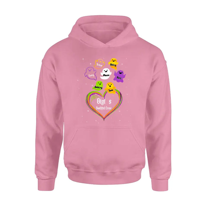 Custom Personalized Gigi's Bootiful Crew T-shirt/Sleeve/Sweatshirt/Hoodie - Halloween gift for Grandma - Up to 7 Grandkids