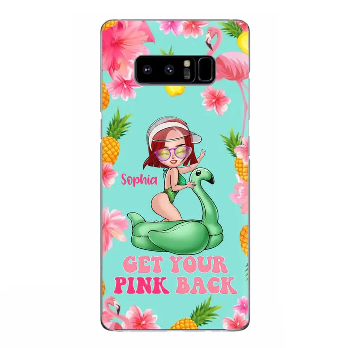 Custom Personalized Bikini Girl Phone Case - Gift Idea For Girl - Get Your Pink Back - Cases For iPhone/Samsung