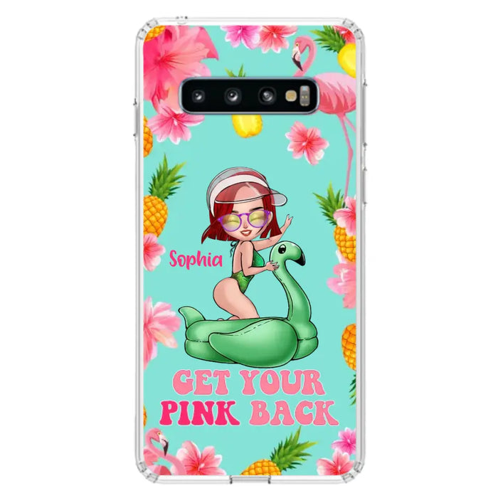 Custom Personalized Bikini Girl Phone Case - Gift Idea For Girl - Get Your Pink Back - Cases For iPhone/Samsung