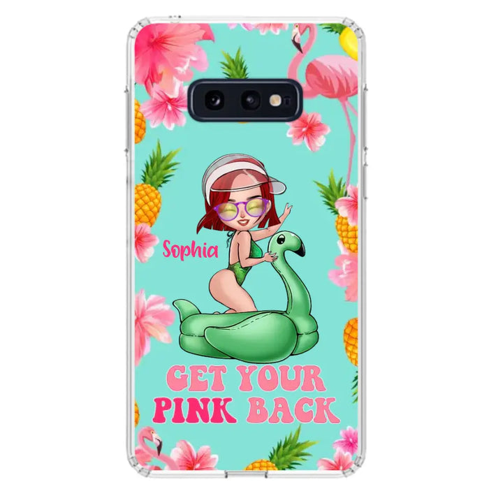 Custom Personalized Bikini Girl Phone Case - Gift Idea For Girl - Get Your Pink Back - Cases For iPhone/Samsung