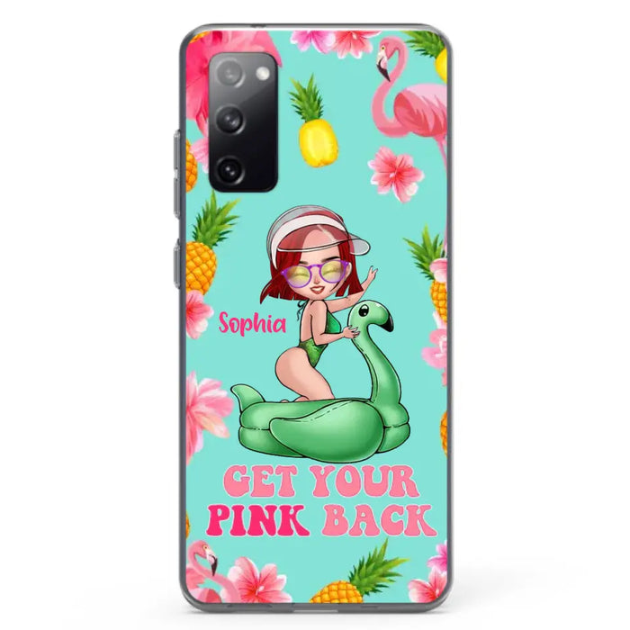 Custom Personalized Bikini Girl Phone Case - Gift Idea For Girl - Get Your Pink Back - Cases For iPhone/Samsung