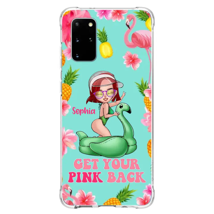 Custom Personalized Bikini Girl Phone Case - Gift Idea For Girl - Get Your Pink Back - Cases For iPhone/Samsung