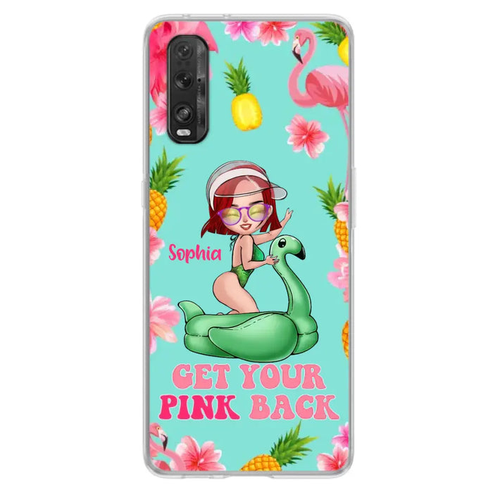 Custom Personalized Bikini Girl Phone Case - Gift Idea For Girl - Get Your Pink Back - Cases For Oppo/Xiaomi/Huawei