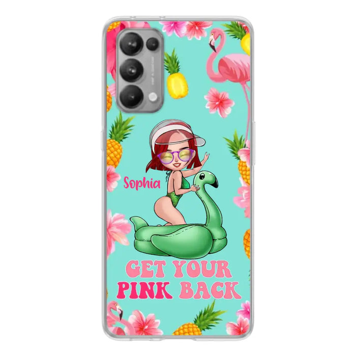 Custom Personalized Bikini Girl Phone Case - Gift Idea For Girl - Get Your Pink Back - Cases For Oppo/Xiaomi/Huawei