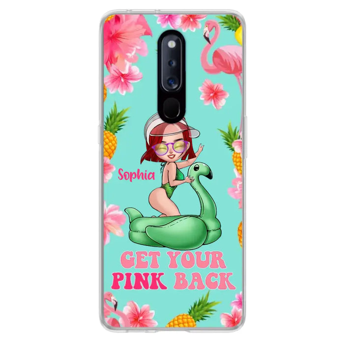 Custom Personalized Bikini Girl Phone Case - Gift Idea For Girl - Get Your Pink Back - Cases For Oppo/Xiaomi/Huawei