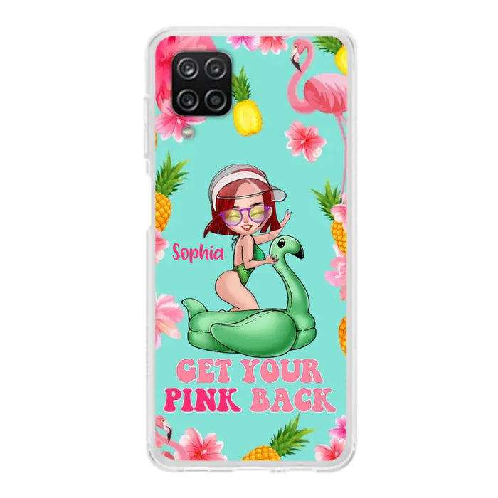 Custom Personalized Bikini Girl Phone Case - Gift Idea For Girl - Get Your Pink Back - Cases For iPhone/Samsung