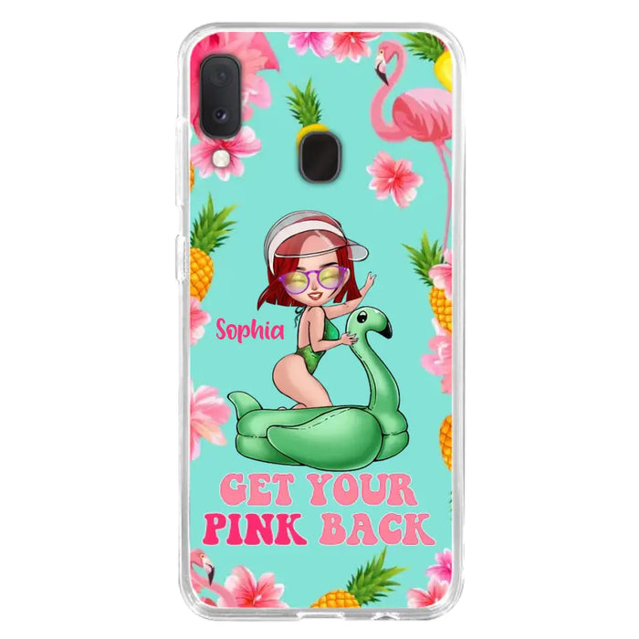 Custom Personalized Bikini Girl Phone Case - Gift Idea For Girl - Get Your Pink Back - Cases For iPhone/Samsung