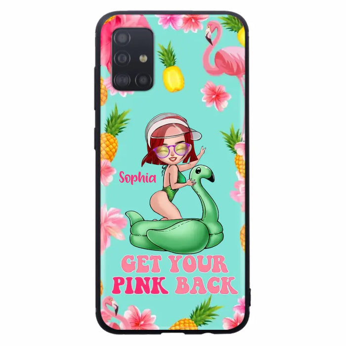 Custom Personalized Bikini Girl Phone Case - Gift Idea For Girl - Get Your Pink Back - Cases For iPhone/Samsung