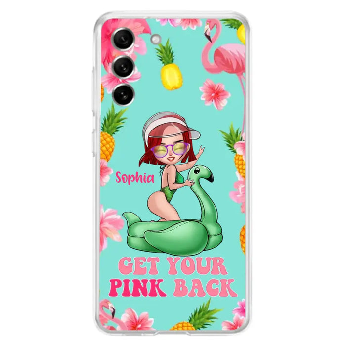 Custom Personalized Bikini Girl Phone Case - Gift Idea For Girl - Get Your Pink Back - Cases For iPhone/Samsung