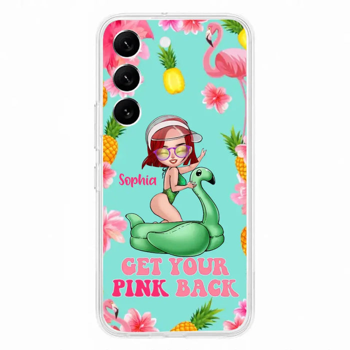 Custom Personalized Bikini Girl Phone Case - Gift Idea For Girl - Get Your Pink Back - Cases For iPhone/Samsung