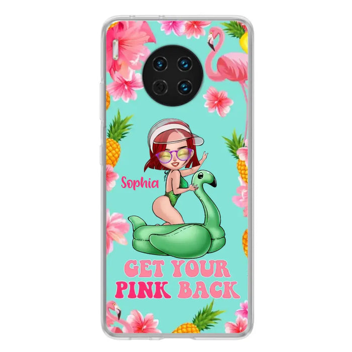 Custom Personalized Bikini Girl Phone Case - Gift Idea For Girl - Get Your Pink Back - Cases For Oppo/Xiaomi/Huawei