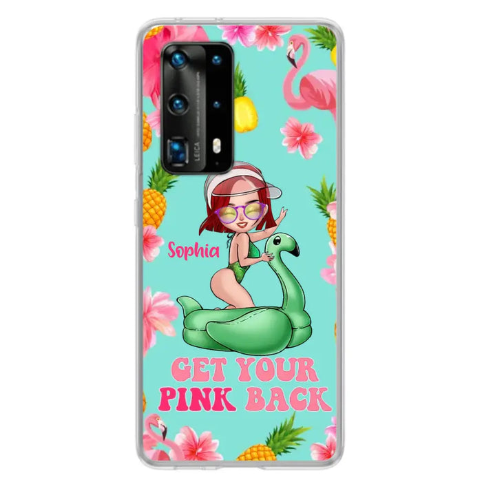 Custom Personalized Bikini Girl Phone Case - Gift Idea For Girl - Get Your Pink Back - Cases For Oppo/Xiaomi/Huawei