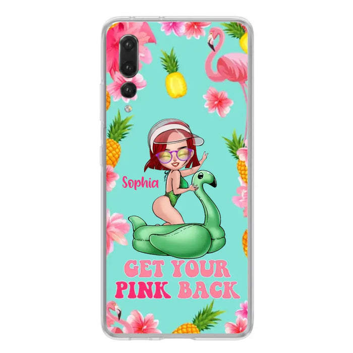 Custom Personalized Bikini Girl Phone Case - Gift Idea For Girl - Get Your Pink Back - Cases For Oppo/Xiaomi/Huawei