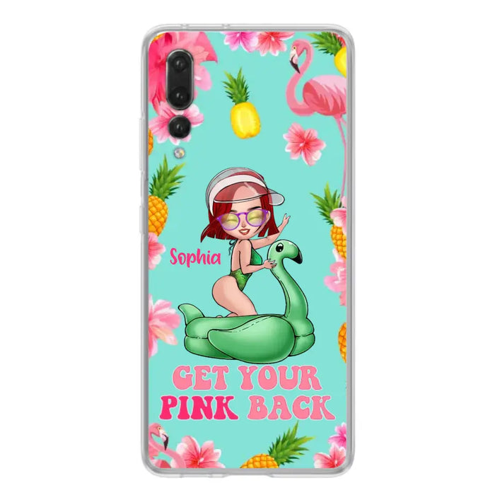 Custom Personalized Bikini Girl Phone Case - Gift Idea For Girl - Get Your Pink Back - Cases For Oppo/Xiaomi/Huawei