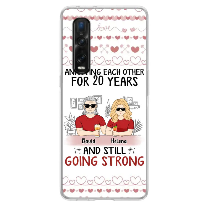 Custom Personalized Couple Phone Case - Best Gift Idea For Couple/Husband/Father's Day - Annoying Each Other For 20 Years And Still Going Strong - Case For Oppo/Xiaomi/Huawei