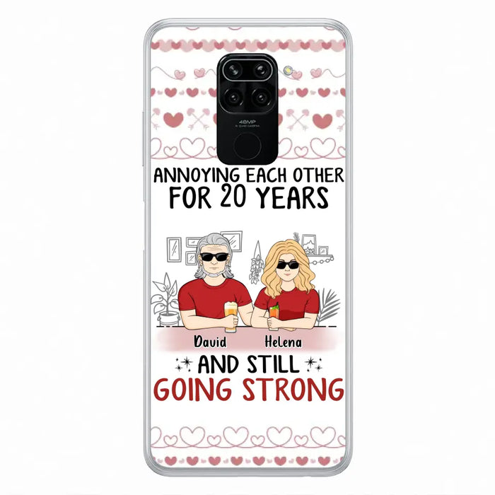 Custom Personalized Couple Phone Case - Best Gift Idea For Couple/Husband/Father's Day - Annoying Each Other For 20 Years And Still Going Strong - Case For Oppo/Xiaomi/Huawei