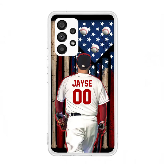 Custom Personalized Baseball Phone Case - Best Gift Idea For Baseball Lovers