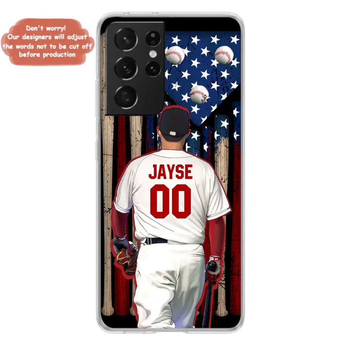 Custom Personalized Baseball Phone Case - Best Gift Idea For Baseball Lovers