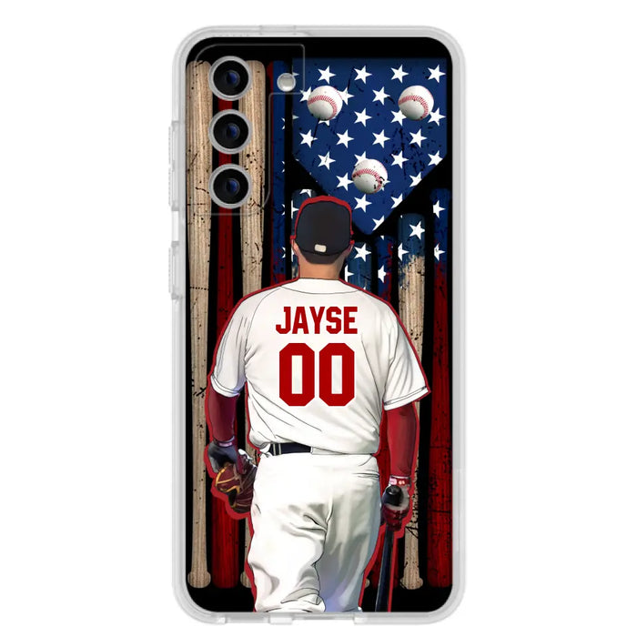 Custom Personalized Baseball Phone Case - Best Gift Idea For Baseball Lovers