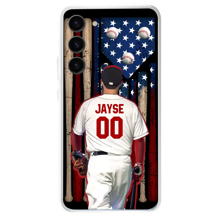 Custom Personalized Baseball Phone Case - Best Gift Idea For Baseball Lovers