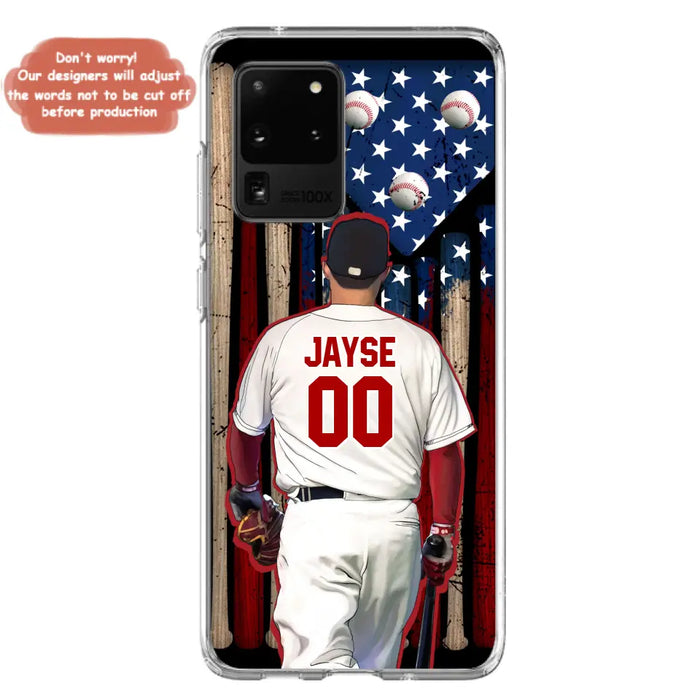 Custom Personalized Baseball Phone Case - Best Gift Idea For Baseball Lovers