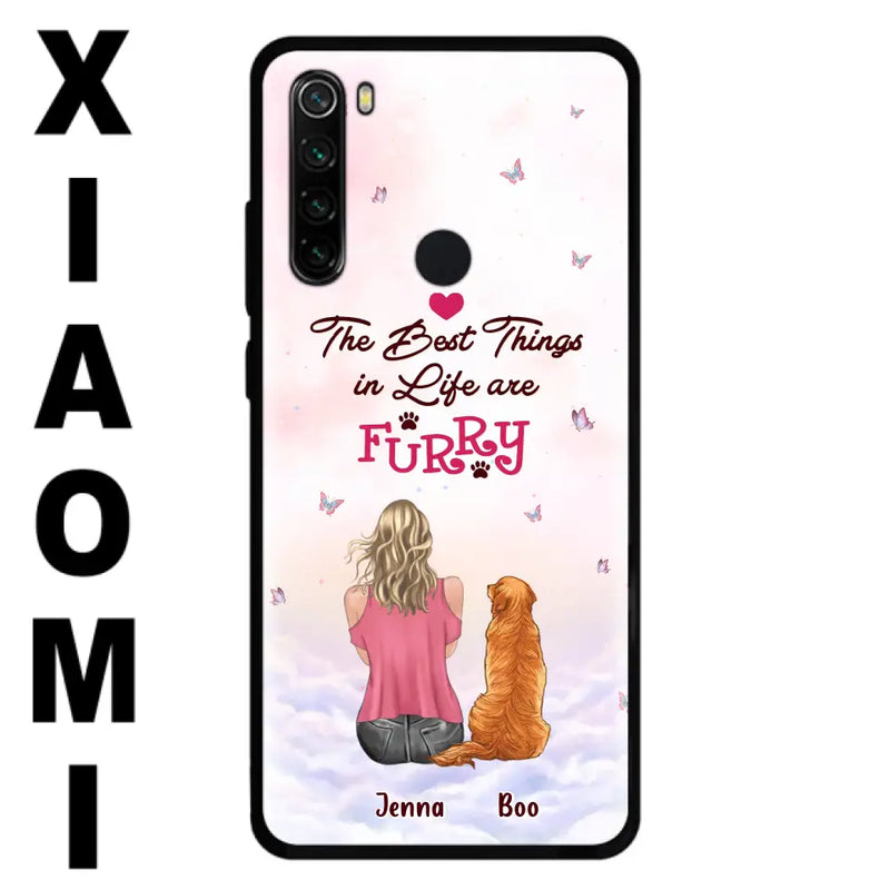 Personalized Dog Mom Phone Case - Up to 5 Dogs - Gift Idea For Dog Lovers - The Best Things In Life Are Furry - Case for Xiaomi/Huawei/Oppo