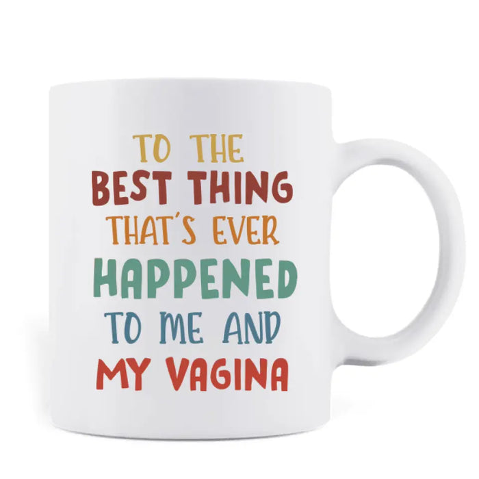 Personalized Funny Spoon Coffee Mug - Gift Idea For Couple - Sorry For Farting On Your Willy When We Spoon