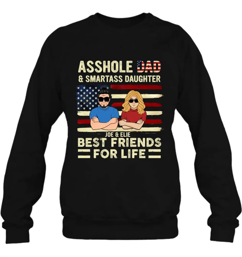 Personalized Father And Daughter/Son T-shirt/Long Sleeve/Sweatshirt/Hoodie - Gift For Father's Day