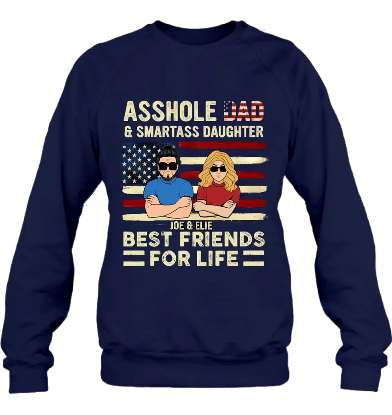 Personalized Father And Daughter/Son T-shirt/Long Sleeve/Sweatshirt/Hoodie - Gift For Father's Day
