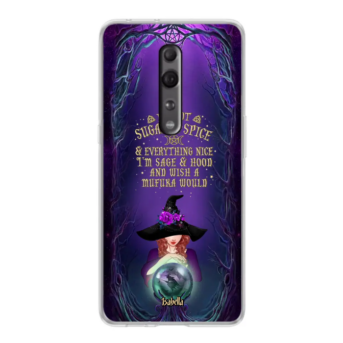 Custom Personalized Witch Phone Case - Gift Idea for Witch Lovers - I'm Not Sugar & Spice & Everything Nice - Case for Xiaomi/Huawei/Oppo