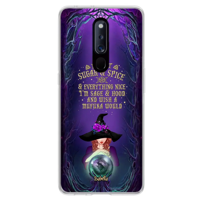 Custom Personalized Witch Phone Case - Gift Idea for Witch Lovers - I'm Not Sugar & Spice & Everything Nice - Case for Xiaomi/Huawei/Oppo