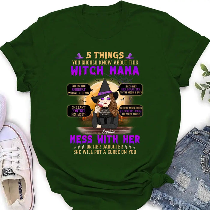 Custom Personalized Witch Mom Shirt/Hoodie - Best Gift Idea For Halloween/Mom - 5 Things You Should Know About This Witch Mama