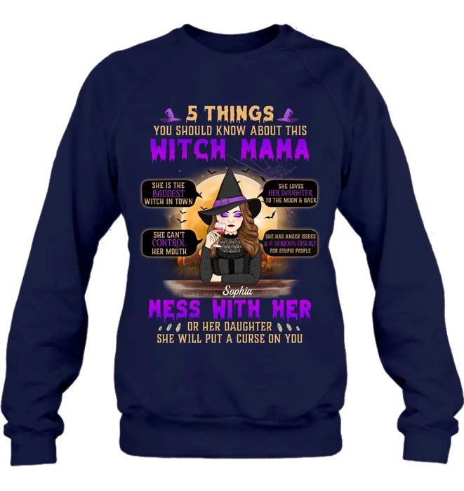 Custom Personalized Witch Mom Shirt/Hoodie - Best Gift Idea For Halloween/Mom - 5 Things You Should Know About This Witch Mama