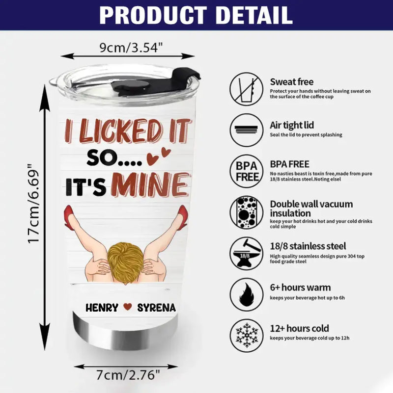 Personalized Couple Tumbler - Gift Idea For Him/Her - To The Best Thing That Ever Happened To Me And My Wiener