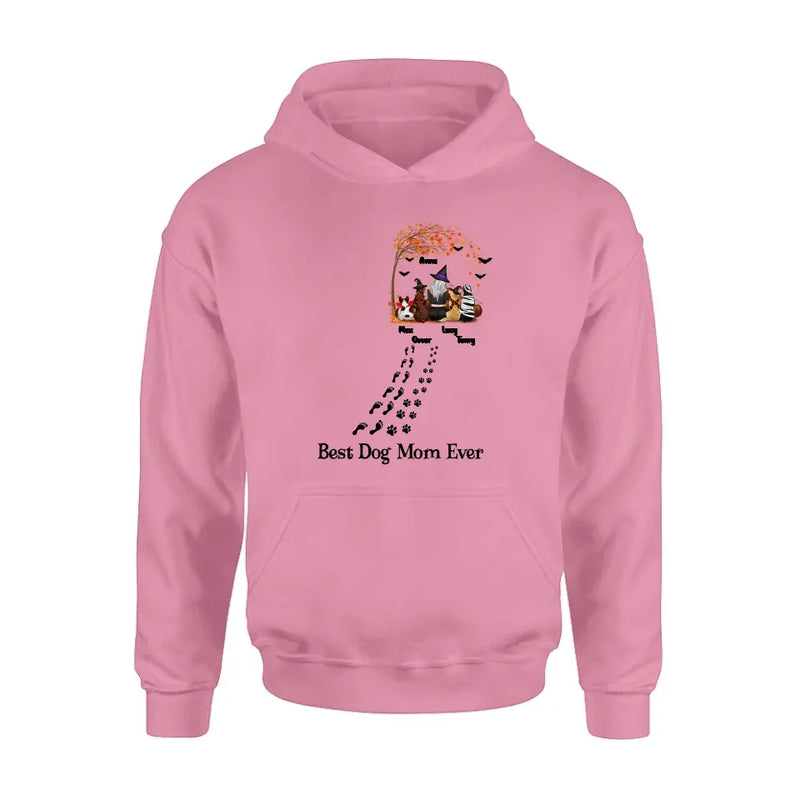 Personalized Halloween Shirt/Hoodie - Gift Idea For Halloween/Dog Lovers - Up to 4 Dogs - Best Dog Mom Ever