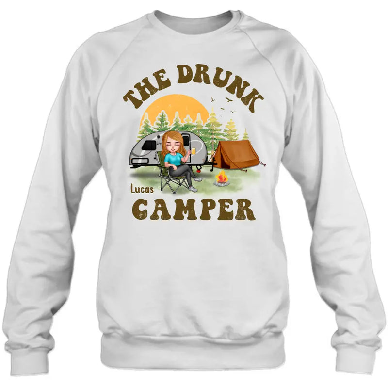 Personalized Camping Shirt/Hoodie - Gift Idea for Camping Lovers/Friends - The Drunk Camper